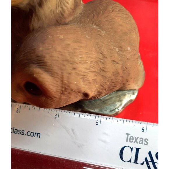 Vintage 1981 Homco Masterpiece Hand-Painted Porcelain‎ Sea Otters Figurine - Picture 16 of 16